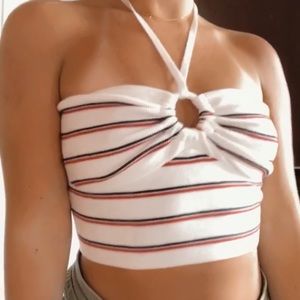 Pacsun Striped Halter Top